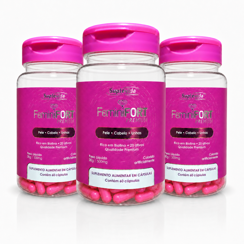 3 Frascos FeminiFort Premium