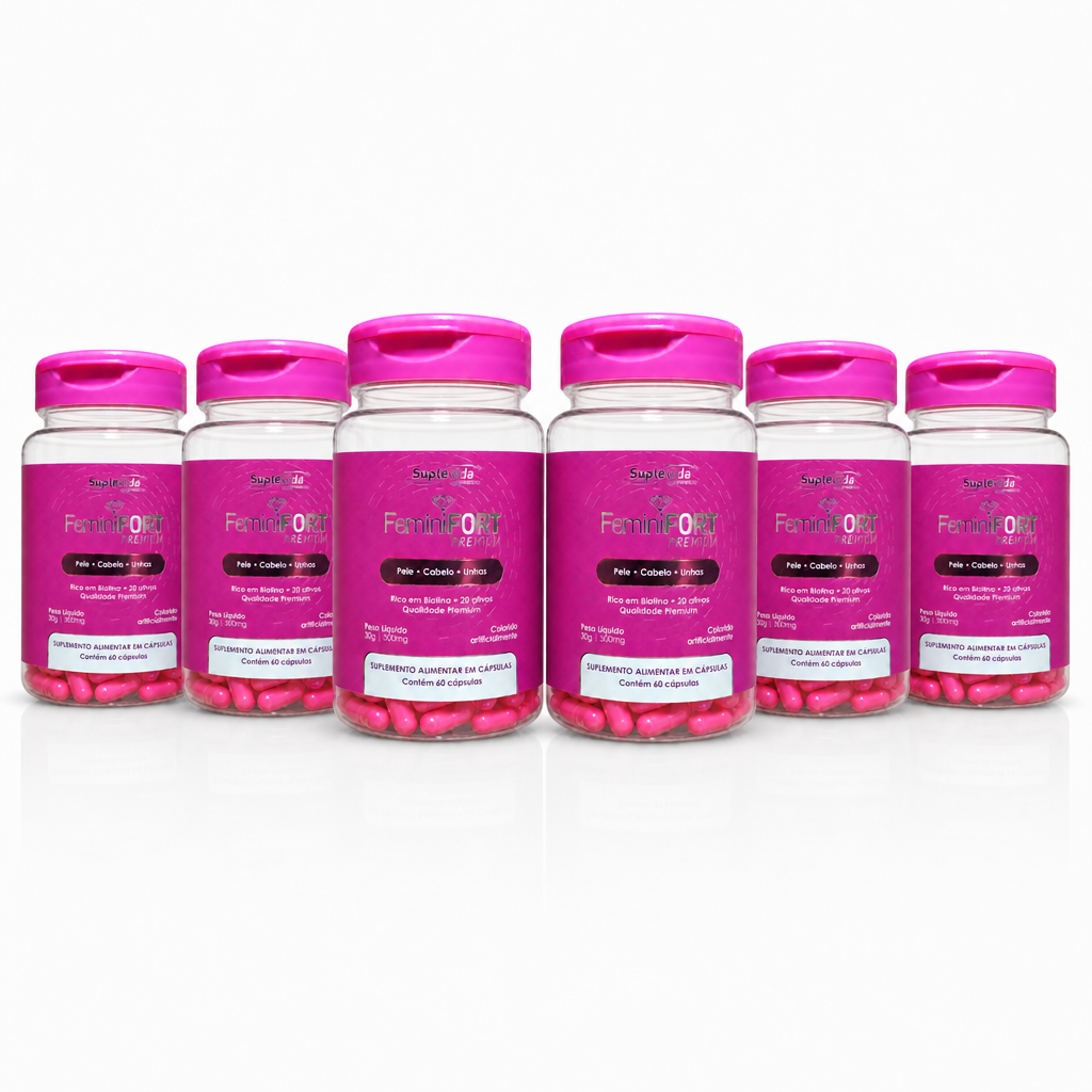 6 Frascos FeminiFort Premium